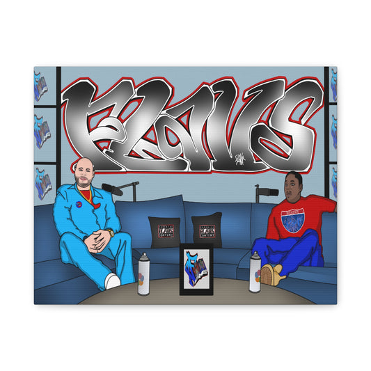 FLAVS GRAFF TOP 5 LEGENDARY canvas Wall Art