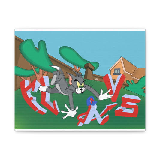 TOM AND FLAVS Canvas Wall Art — Cart)
