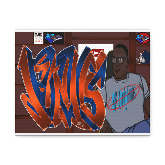 FLAVS NO ONLY FANS SHARP Matte Canvas Wall Art