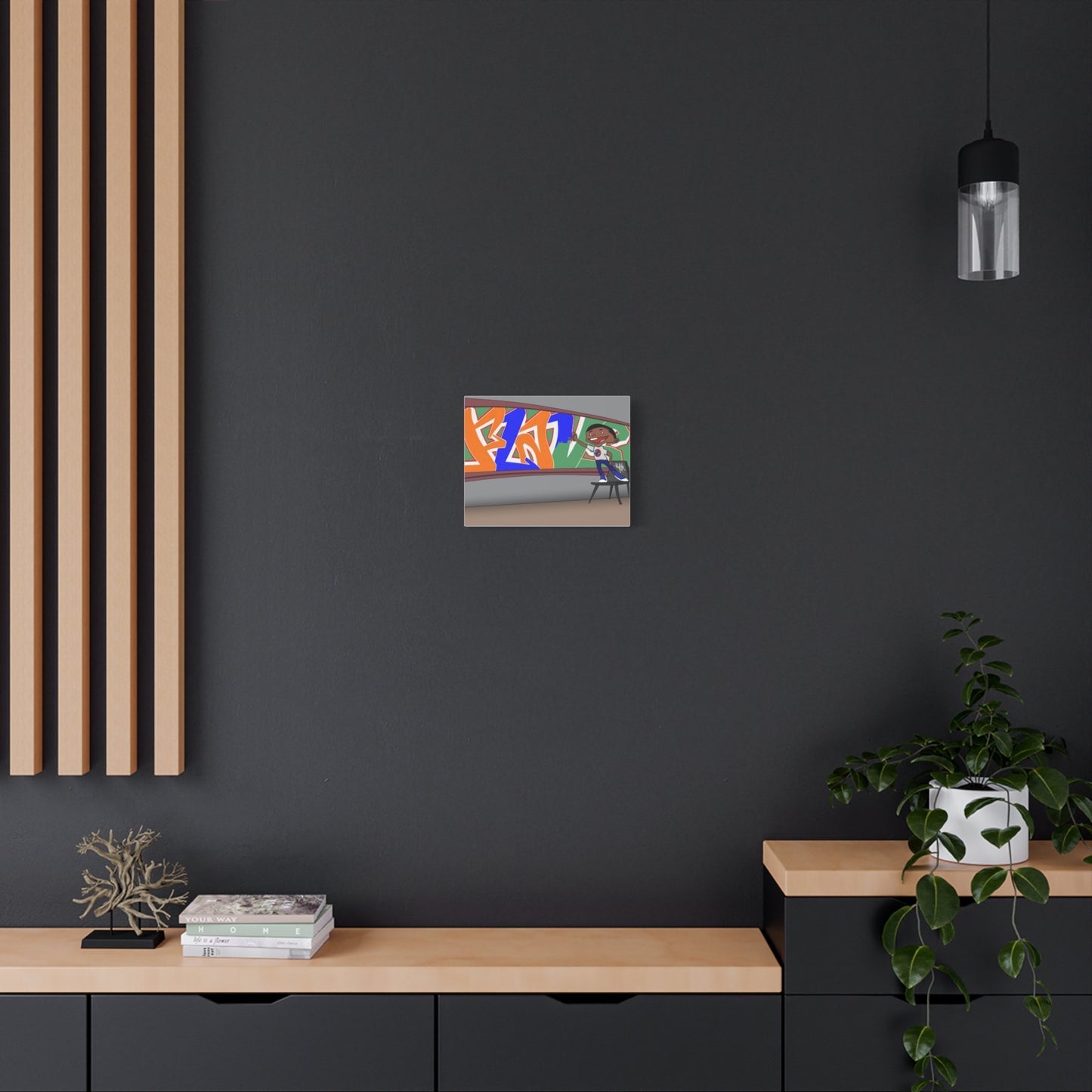 SCHOOL DAZE Matte Canvas,
