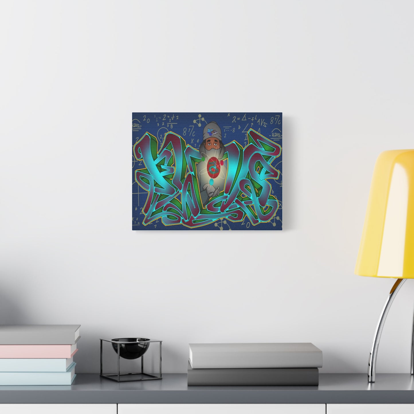 FLAVS EINSTEIN Matte Canvas