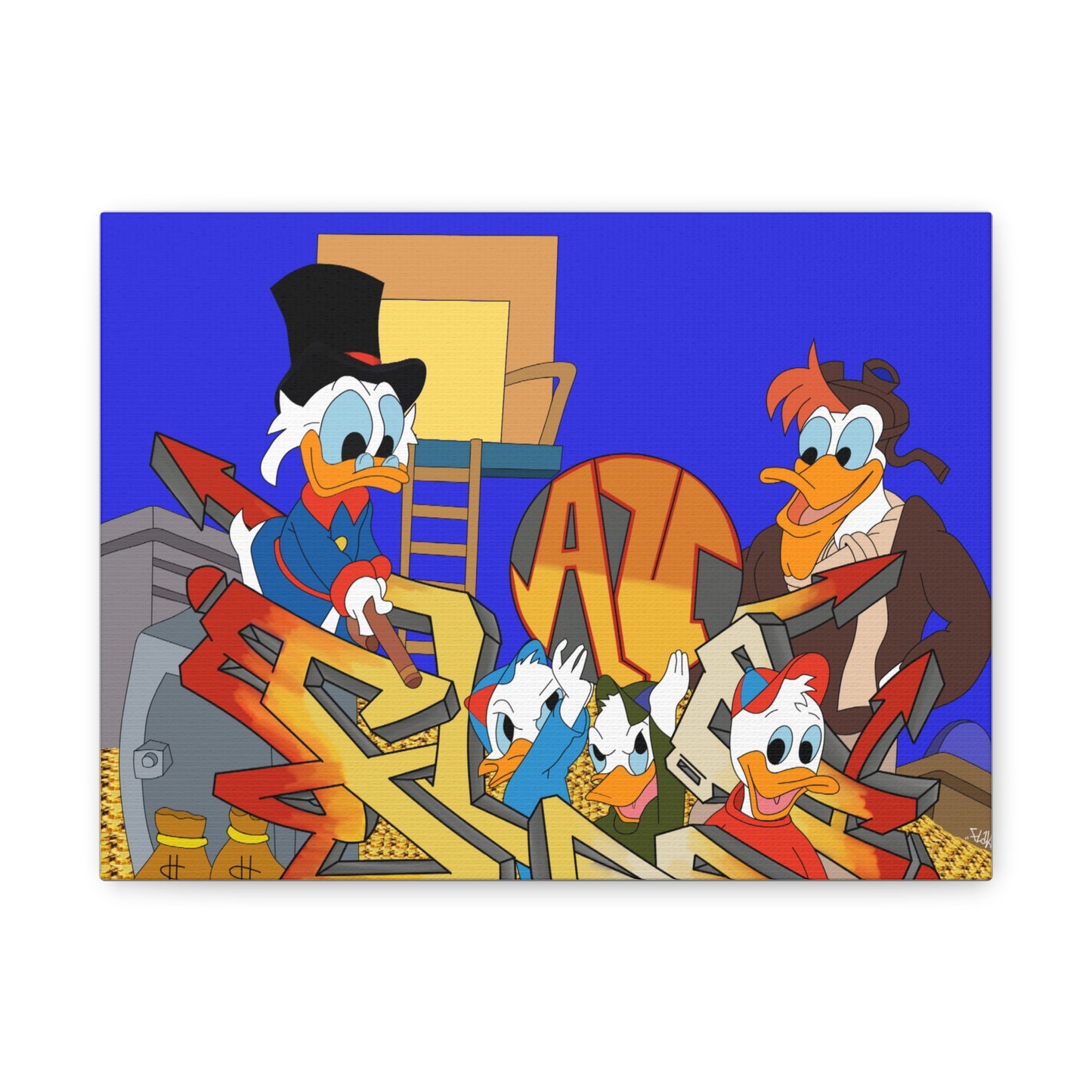 FLAVS DUCK TALES Matte Canvas,