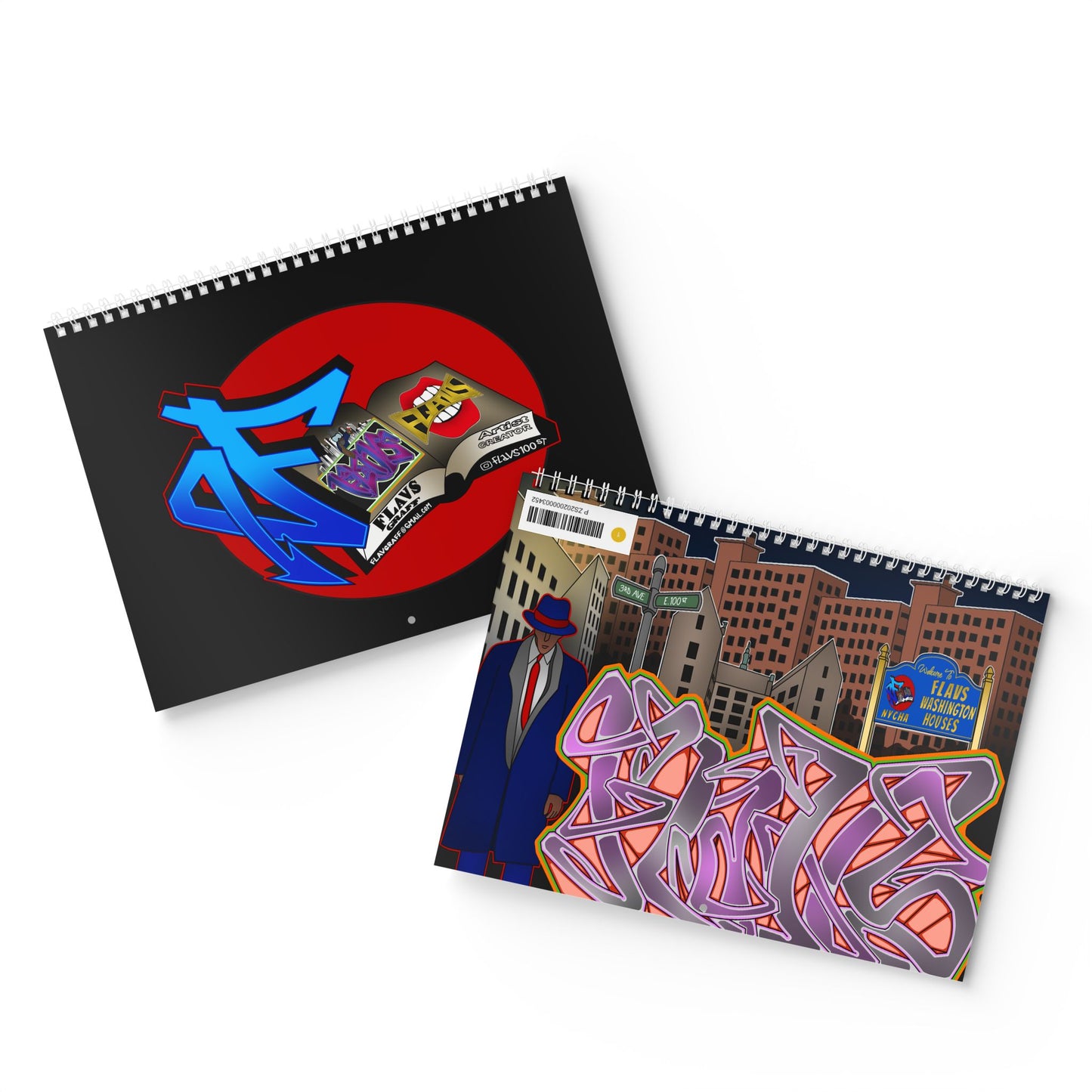 2026 FLAVS GRAFF Graffiti Wall Calendar