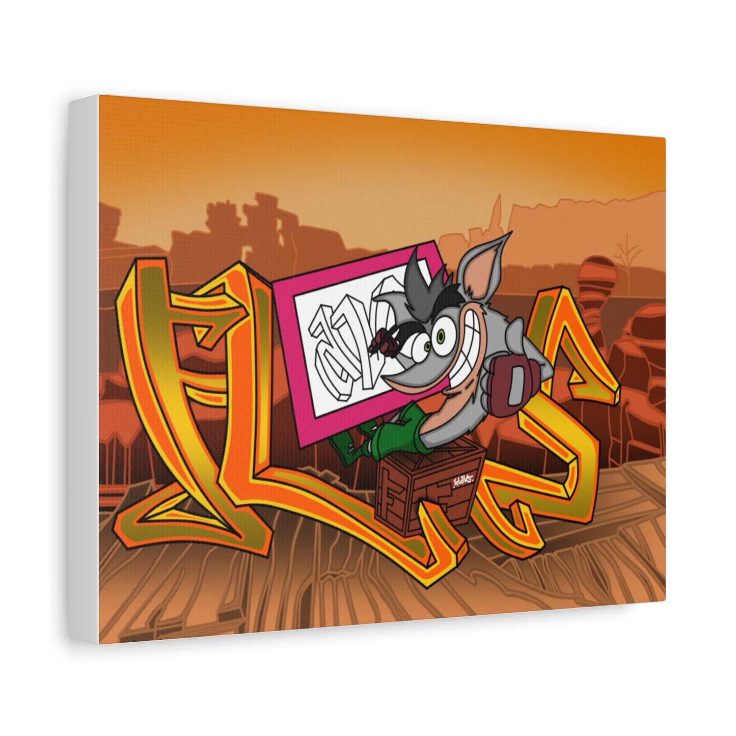 FLAVS Fox COME DRAW WITH MECanvas