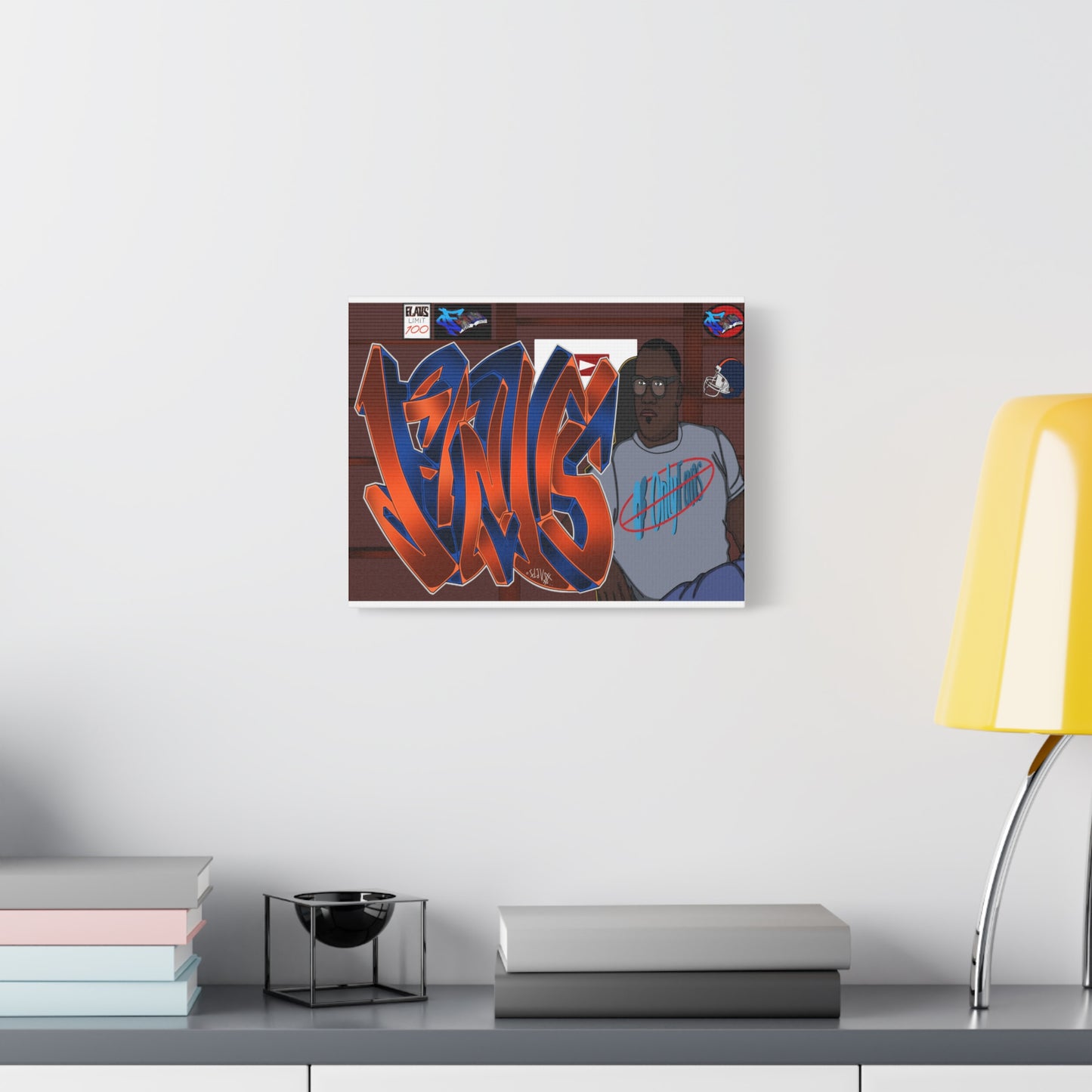 FLAVS NO ONLY FANS SHARP Matte Canvas Wall Art