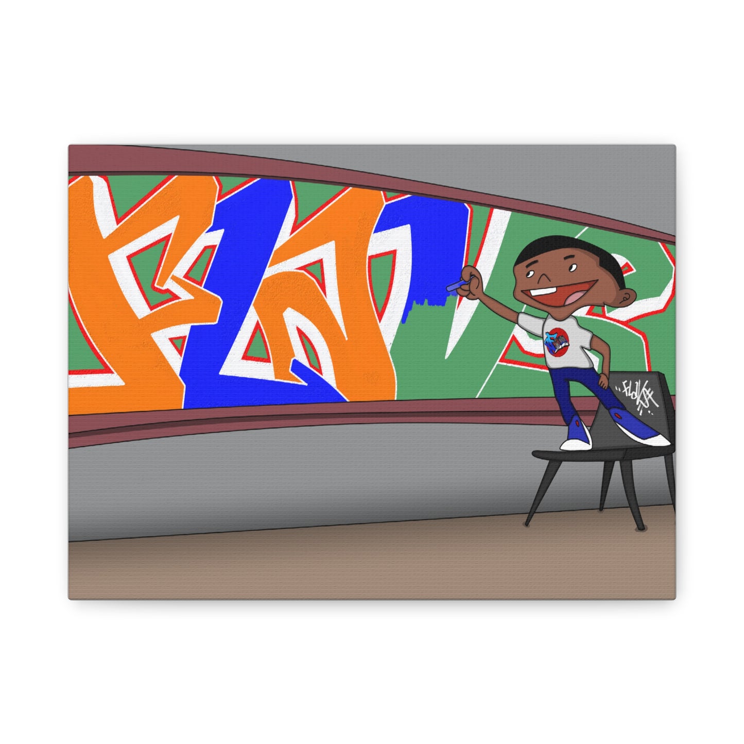 SCHOOL DAZE Matte Canvas,