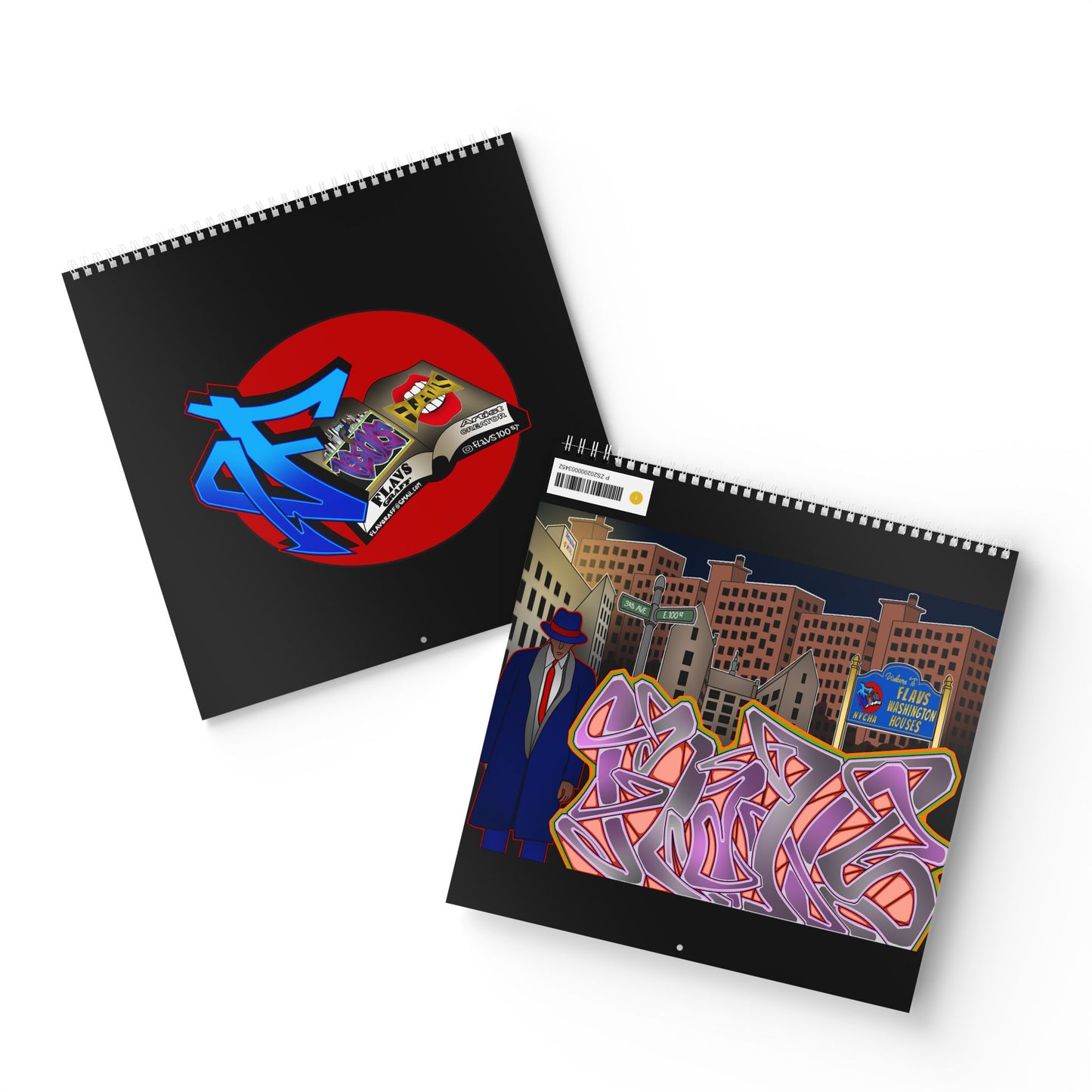 2026 FLAVS GRAFF Graffiti Wall Calendar