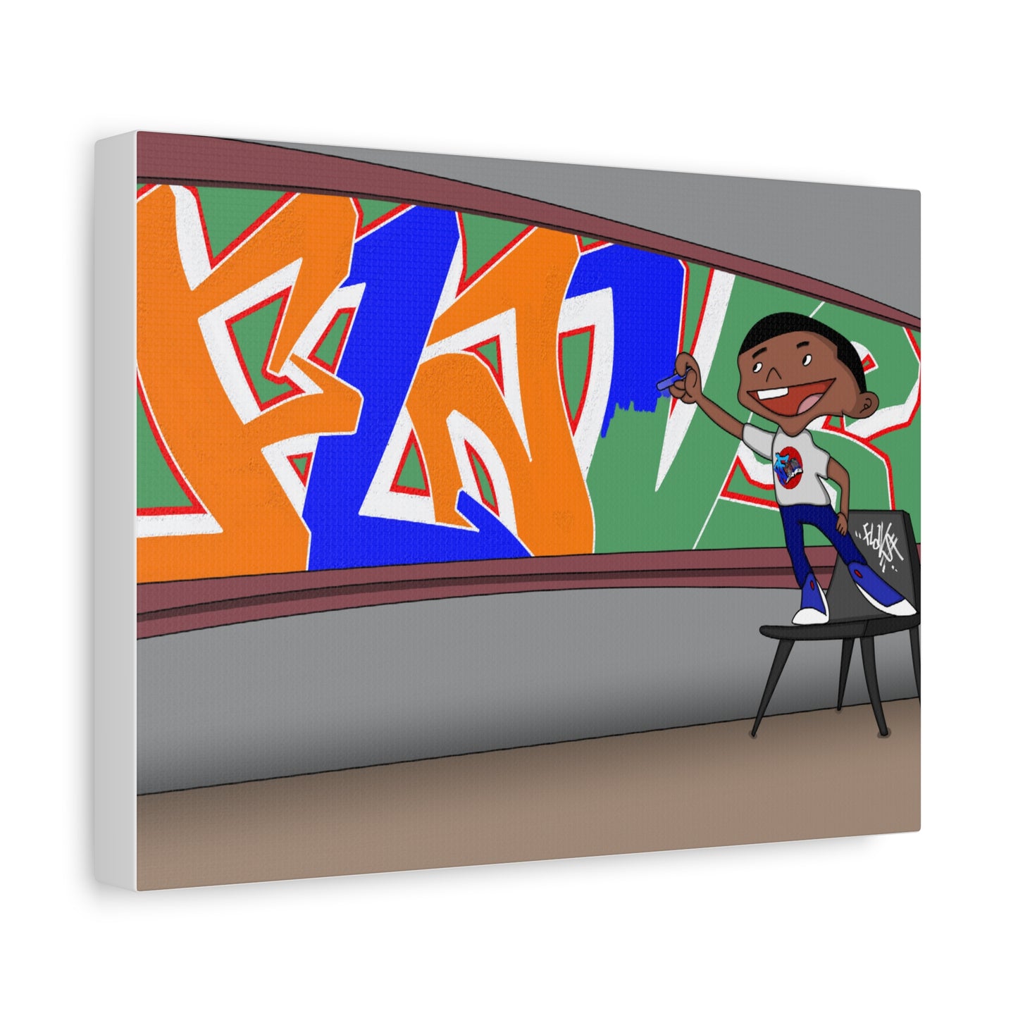 SCHOOL DAZE Matte Canvas,