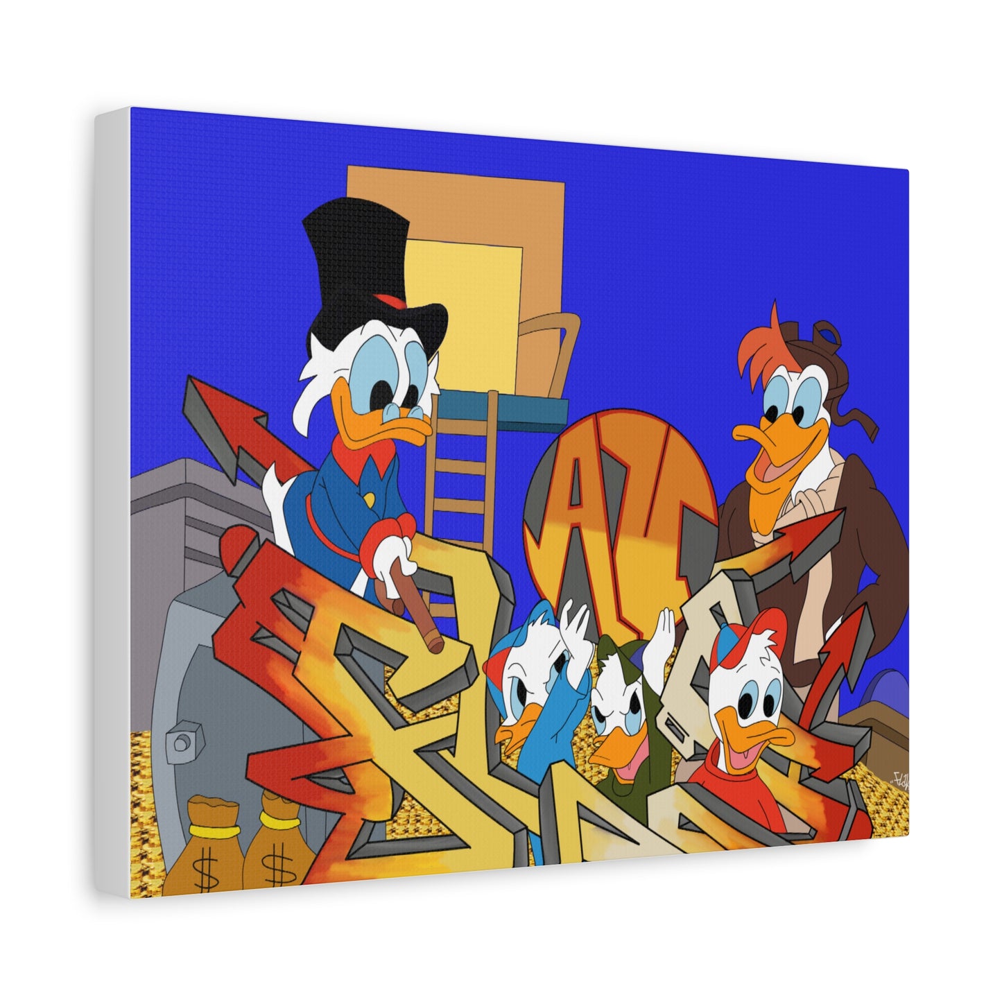 FLAVS DUCK TALES Matte Canvas,