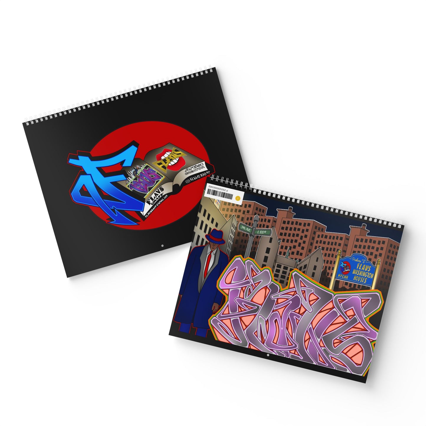 2026 FLAVS GRAFF Graffiti Wall Calendar