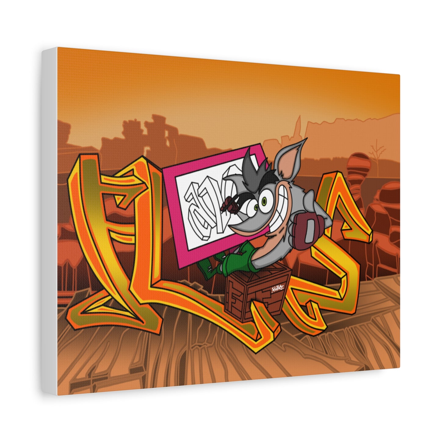 FLAVS Fox COME DRAW WITH MECanvas