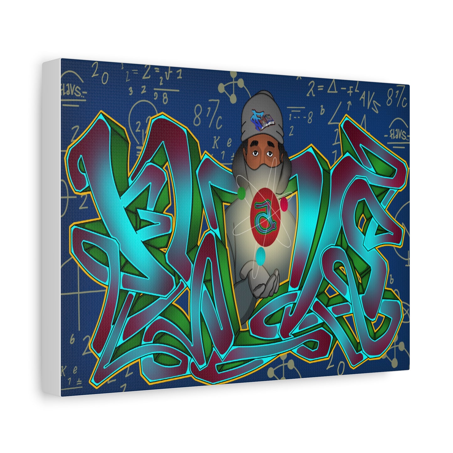 FLAVS EINSTEIN Matte Canvas