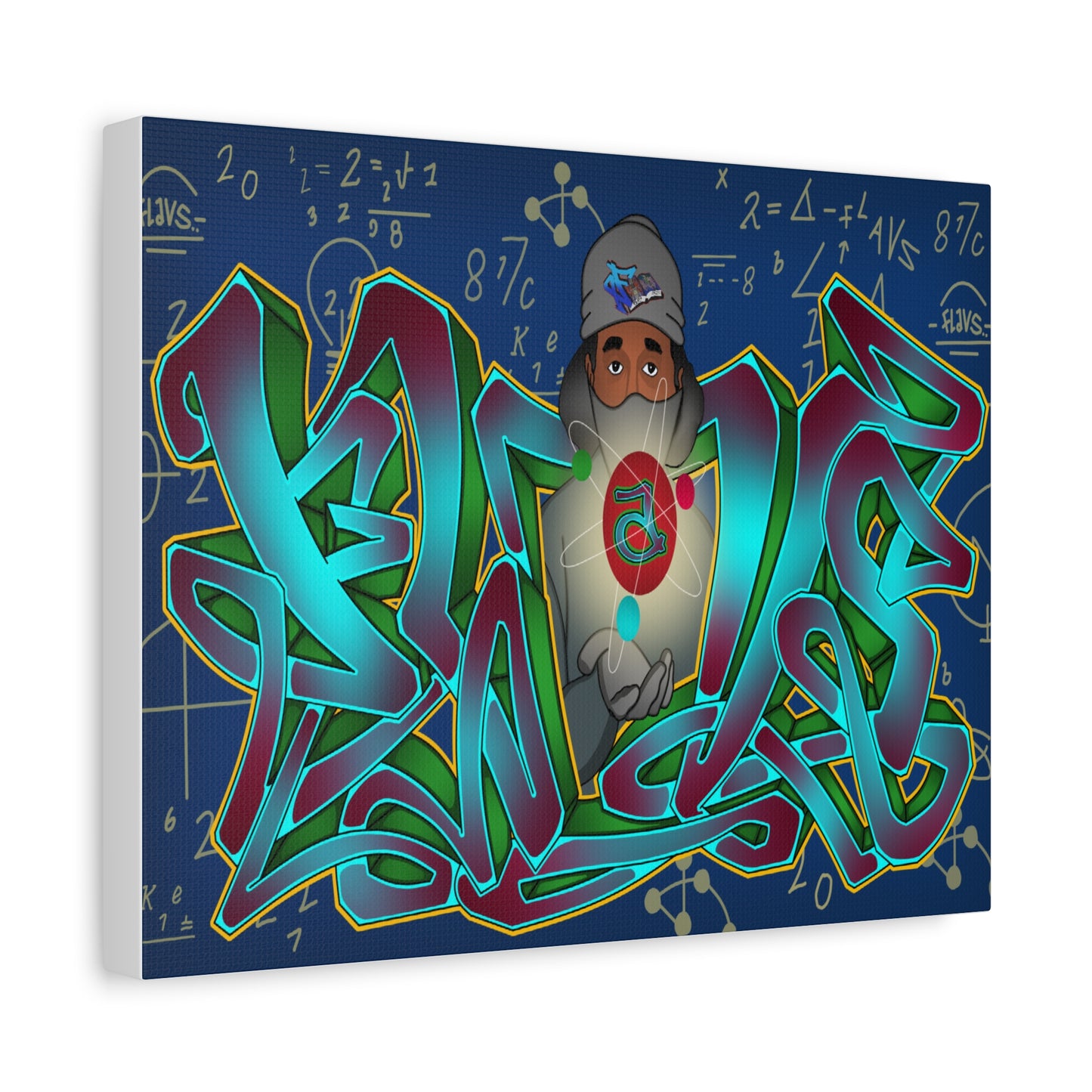 FLAVS EINSTEIN Matte Canvas