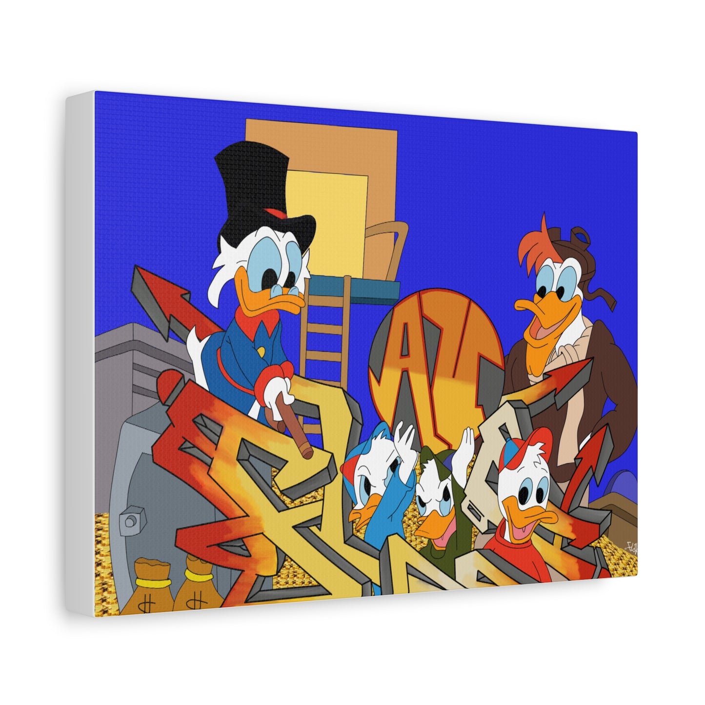 FLAVS DUCK TALES Matte Canvas,