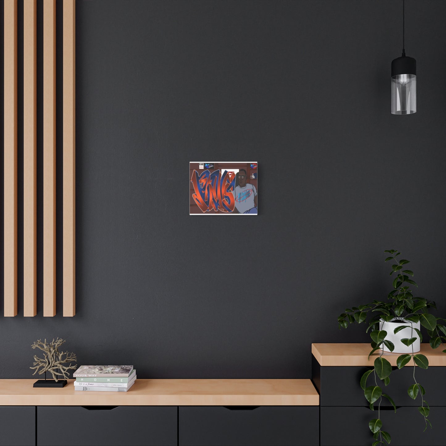 FLAVS NO ONLY FANS SHARP Matte Canvas Wall Art