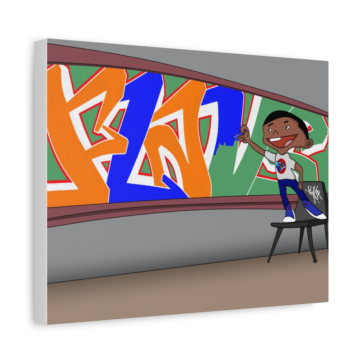 SCHOOL DAZE Matte Canvas,