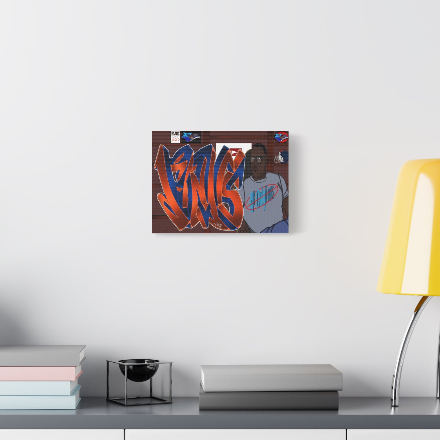 FLAVS NO ONLY FANS SHARP Matte Canvas Wall Art