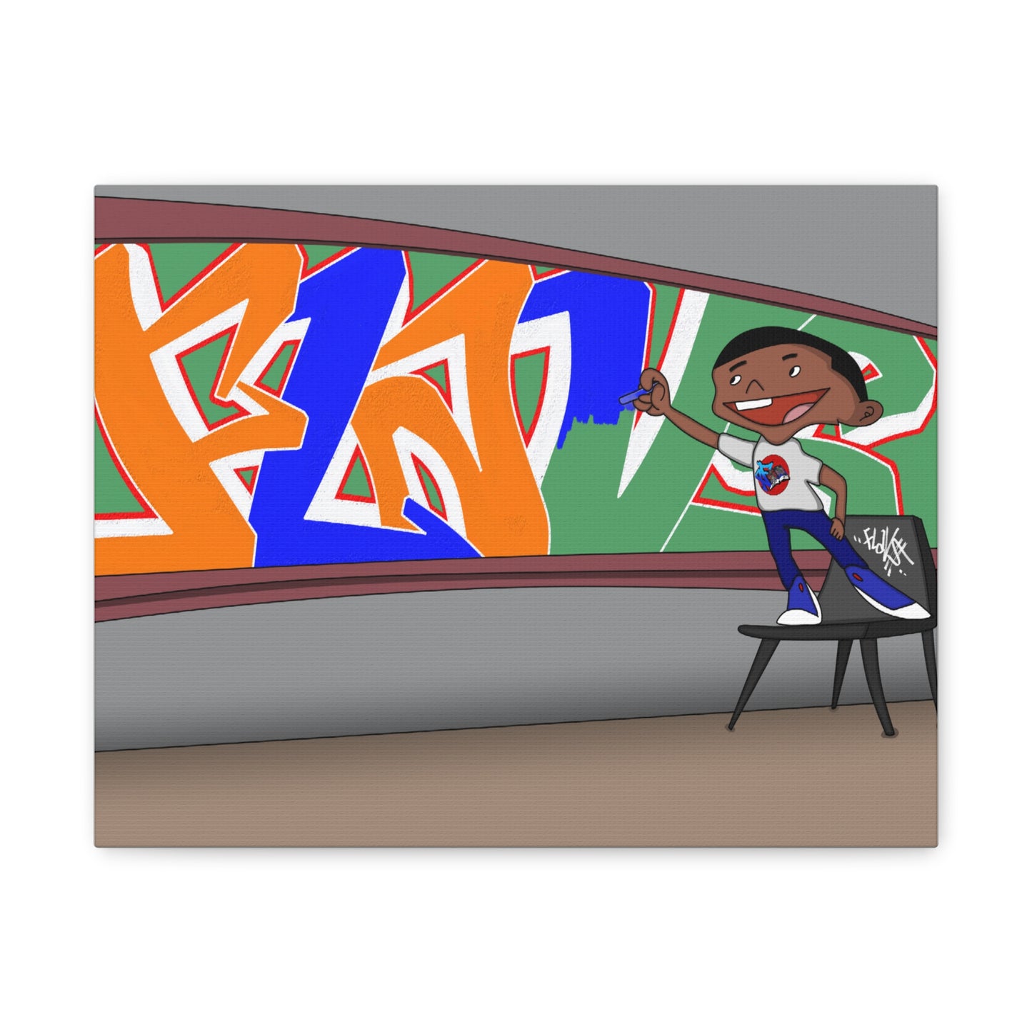 SCHOOL DAZE Matte Canvas,