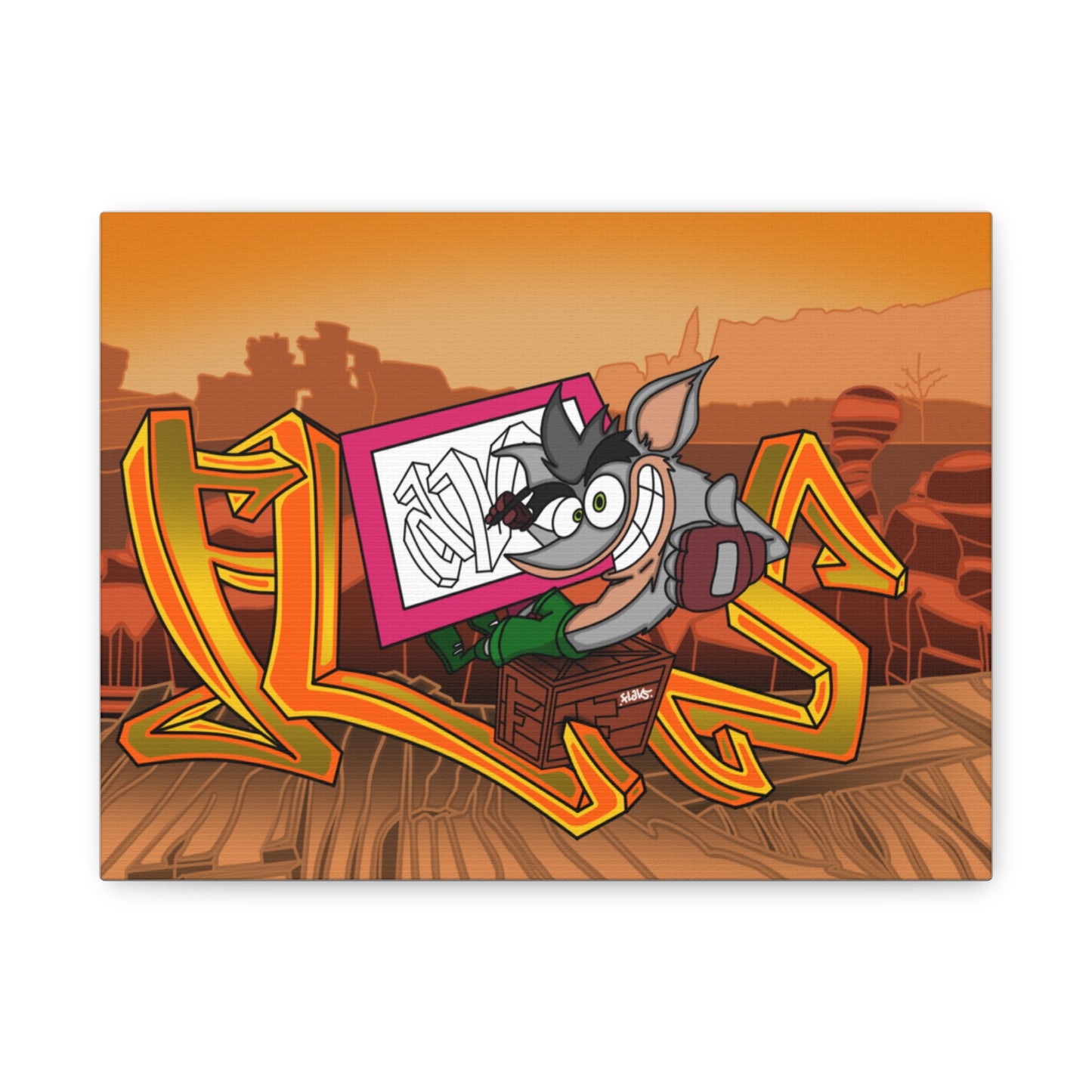 FLAVS Fox COME DRAW WITH MECanvas