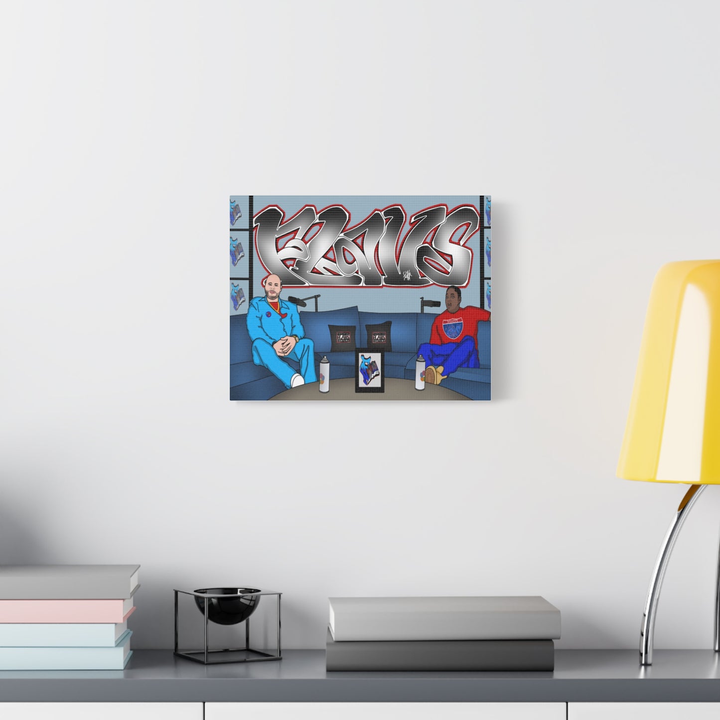 FLAVS GRAFF TOP 5 LEGENDARY canvas Wall Art